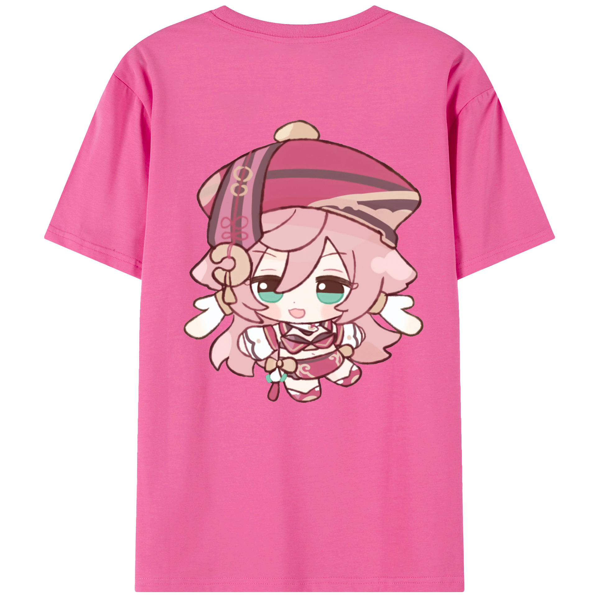 げんし神 ヤンフェイ genshin Yanfei レディース半袖Tシャツ(バックプリント)